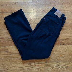 LEVI Ribcage Straight Ankle Jeans Black